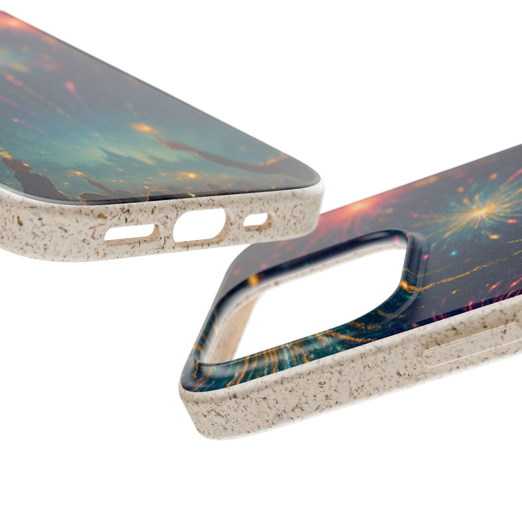 Biodegradable Phone Case — Festive Fireworks Celebration Design For Supported Phones