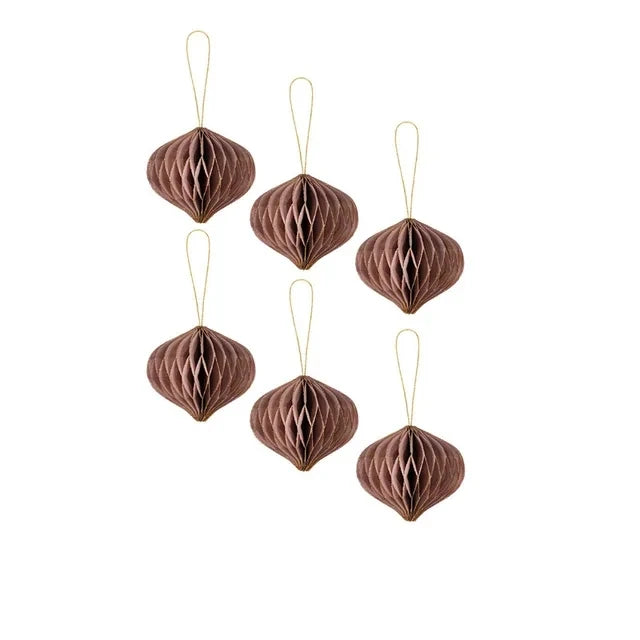 6Pcs Honeycomb Ball Decoration New Home Decoration Pendant Wedding Decoration Mini Pendant Christmas Tree Decoration Ball