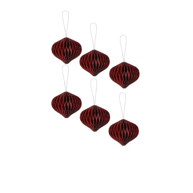 6Pcs Honeycomb Ball Decoration New Home Decoration Pendant Wedding Decoration Mini Pendant Christmas Tree Decoration Ball