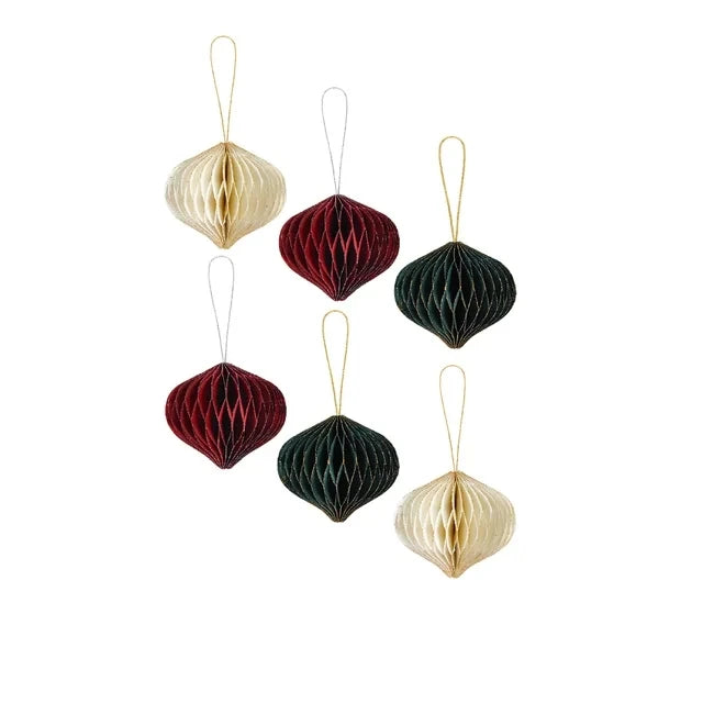 6Pcs Honeycomb Ball Decoration New Home Decoration Pendant Wedding Decoration Mini Pendant Christmas Tree Decoration Ball